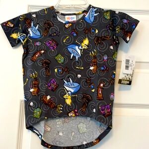 Disney LuLaRoe Gracie Size 4 NWT Alice in Wonderland